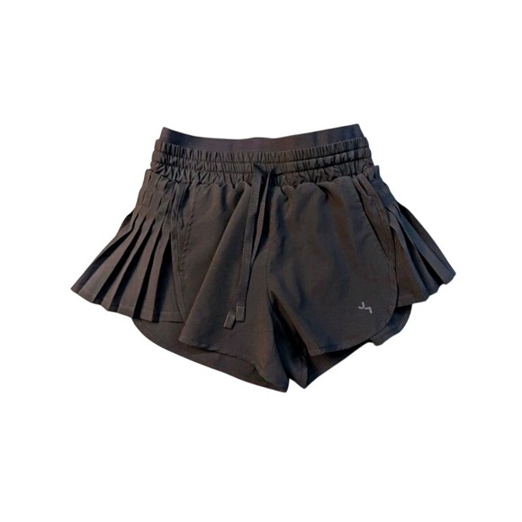 JoyLab Pants - JoyLab Black Pleated Side Woven Athletic Shorts Size XS 3" Inseam Flowy Running